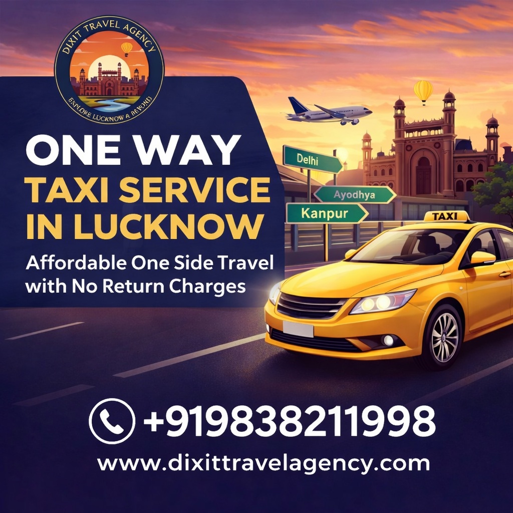One Way Taxi Service in Lucknow Dixit Travel Agency
