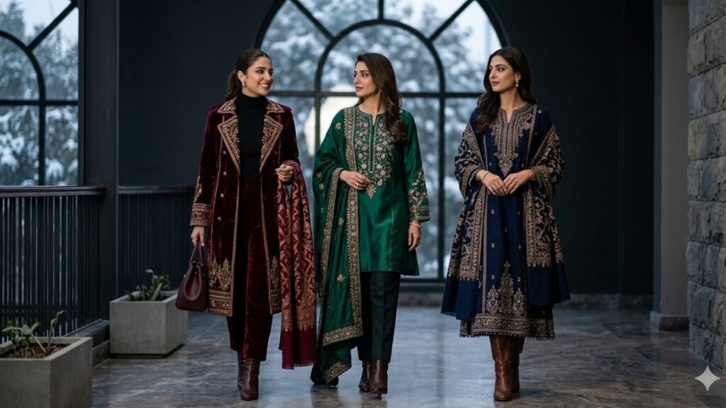 Winter Luxury Embroidered Collection Trends