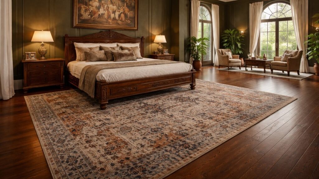 Stylish Bedroom Decor Ideas with Contemporary Rug Designs