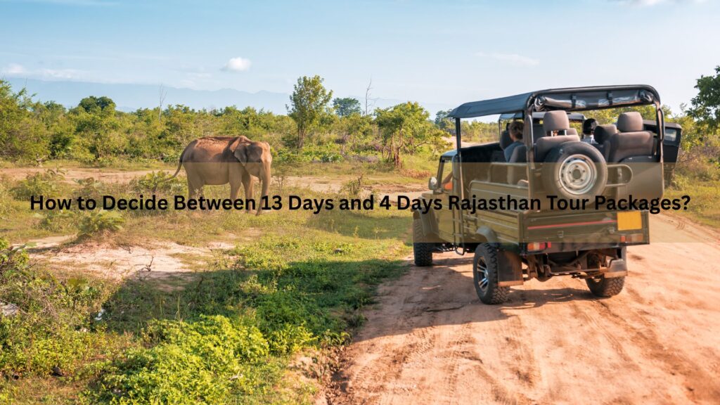 How to Decide Between 13 Days and 4 Days Rajasthan Tour Packages?