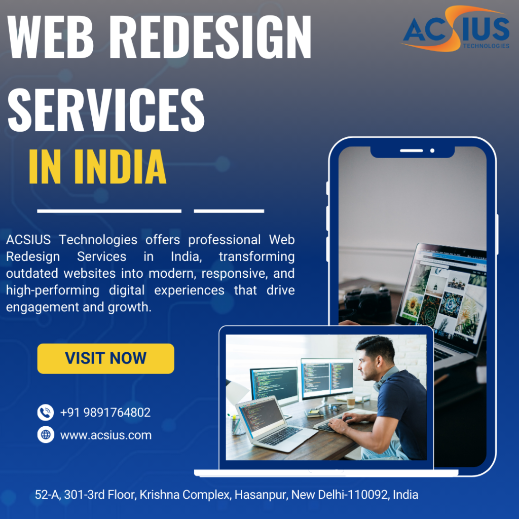 Top Website Redesign Company in India for Modern Growth