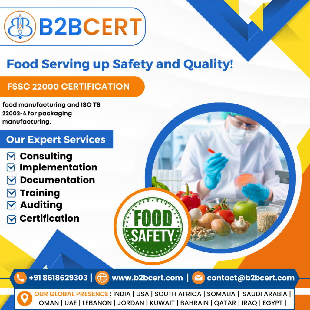 FSSC 22000 Certification in Charlotte – Ensure Food Safety & Global Compliance