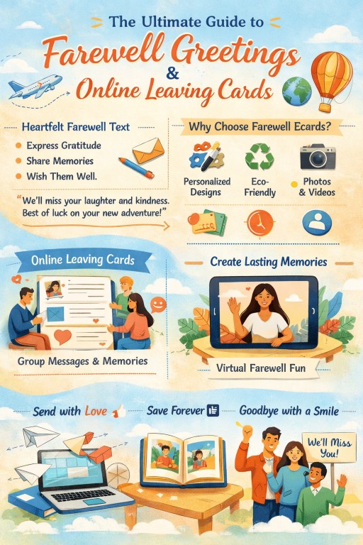 The Ultimate Guide to Farewell Greetings, Farewell Text, and Online Leaving Cards