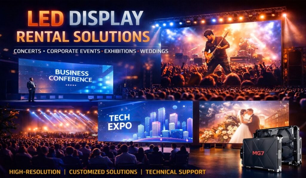 High-Resolution LED Display Rentals by AV Solutions Malaysia