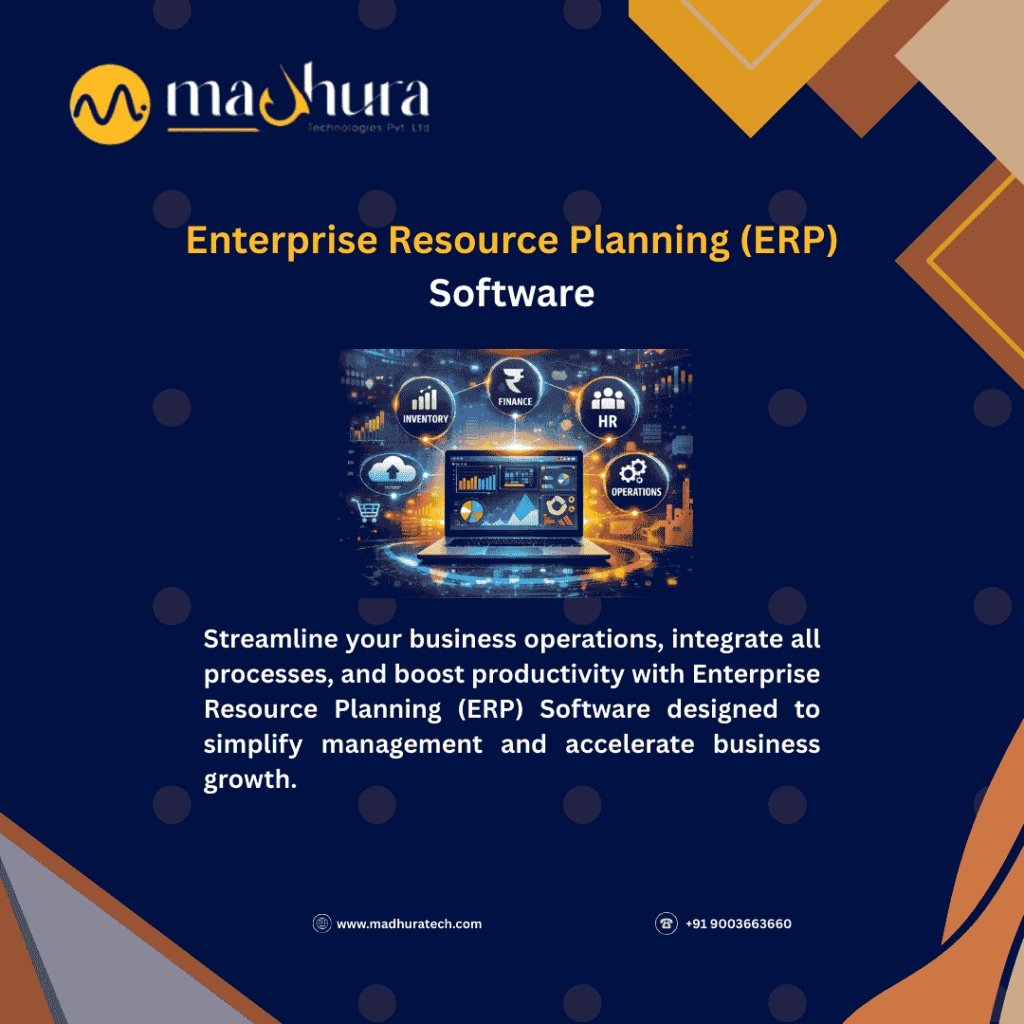 Digital Enterprise Resource Planning (ERP) Software in Coimbatore – Madhura Technologies