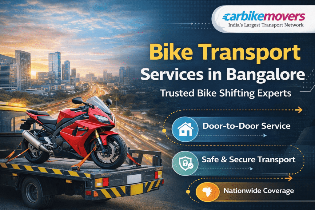 Bike Transport Services in Bangalore – Safe & Reliable Two-Wheeler Shifting