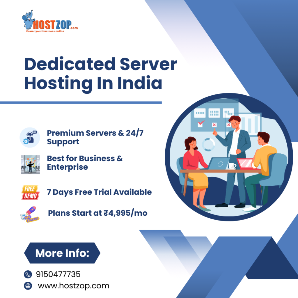 Unbeatable Performance On Hostzop Powerful Dedicated Servers In India.