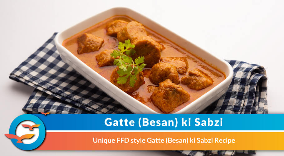 How to make Besan Gatte ki Sabzi for Diabetes?