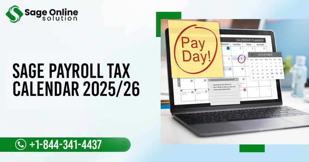 What Is the Sage Payroll Tax Calendar 2025/26 and How Should You Use It?