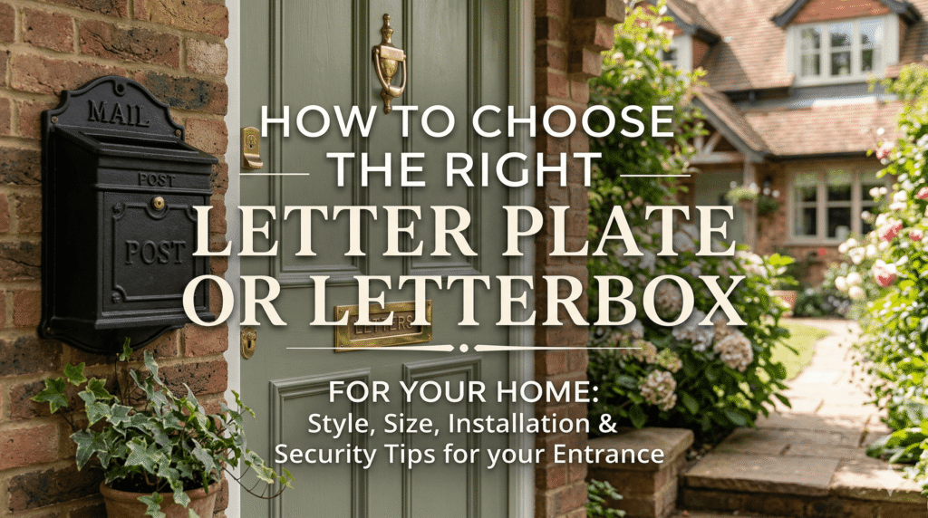 How to Choose the Right Letter Plate or Letterbox for Your Home
