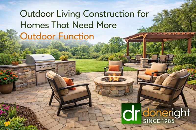 Outdoor Living Construction for Homes That Need More Outdoor Function