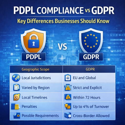 PDPL Compliance vs GDPR: Key Differences Businesses Should Know