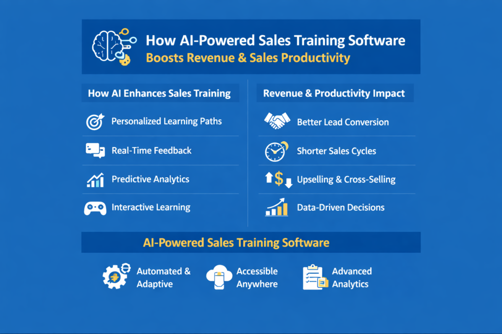 How AI-Powered Sales Training Software Boosts Revenue and Sales Productivity?