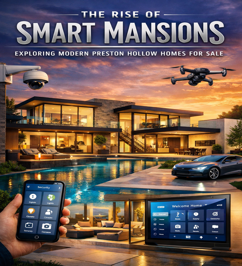 The Rise of Smart Mansions: Exploring Modern Preston Hollow Homes for Sale