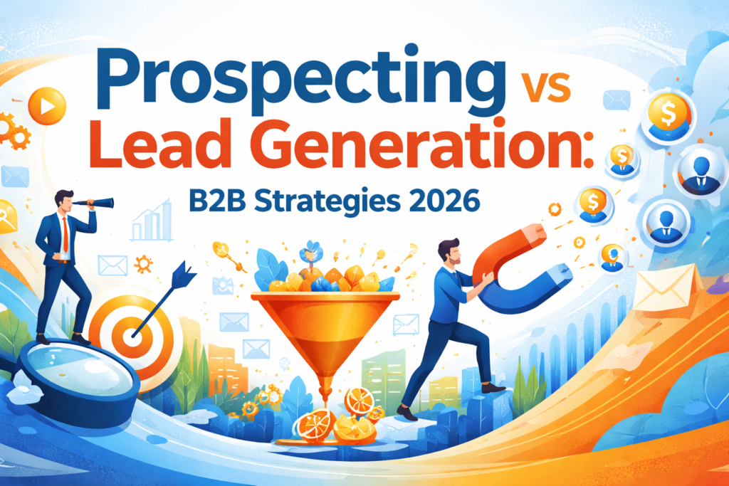 Prospecting vs. Lead Gen: B2B Strategies 2026