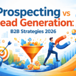 Prospecting vs. Lead Gen: B2B Strategies 2026
