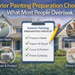 Exterior Painting Preparation Checklist: What Most People Overlook