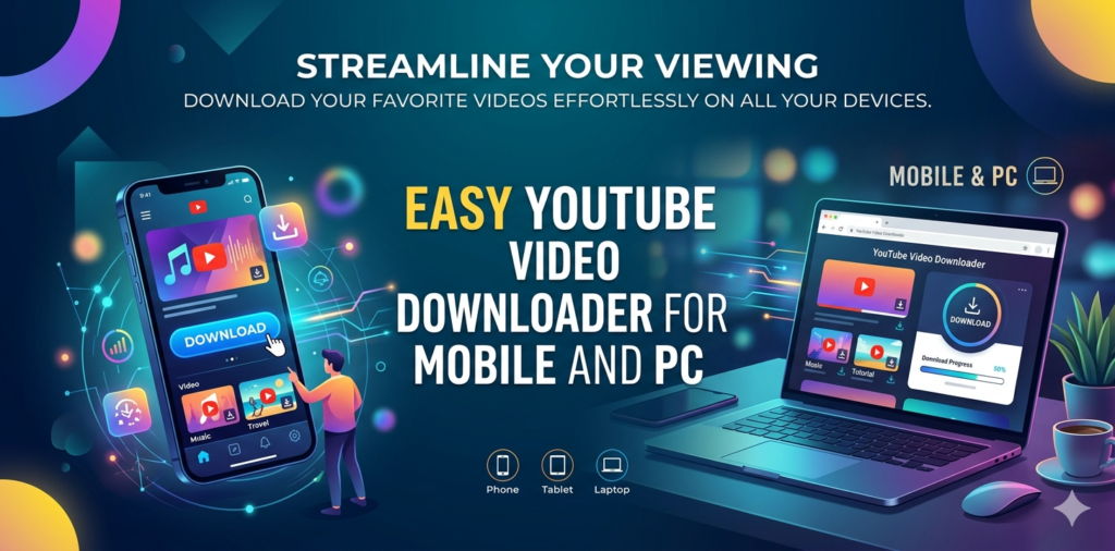 Easy YouTube Video Downloader for Mobile and PC