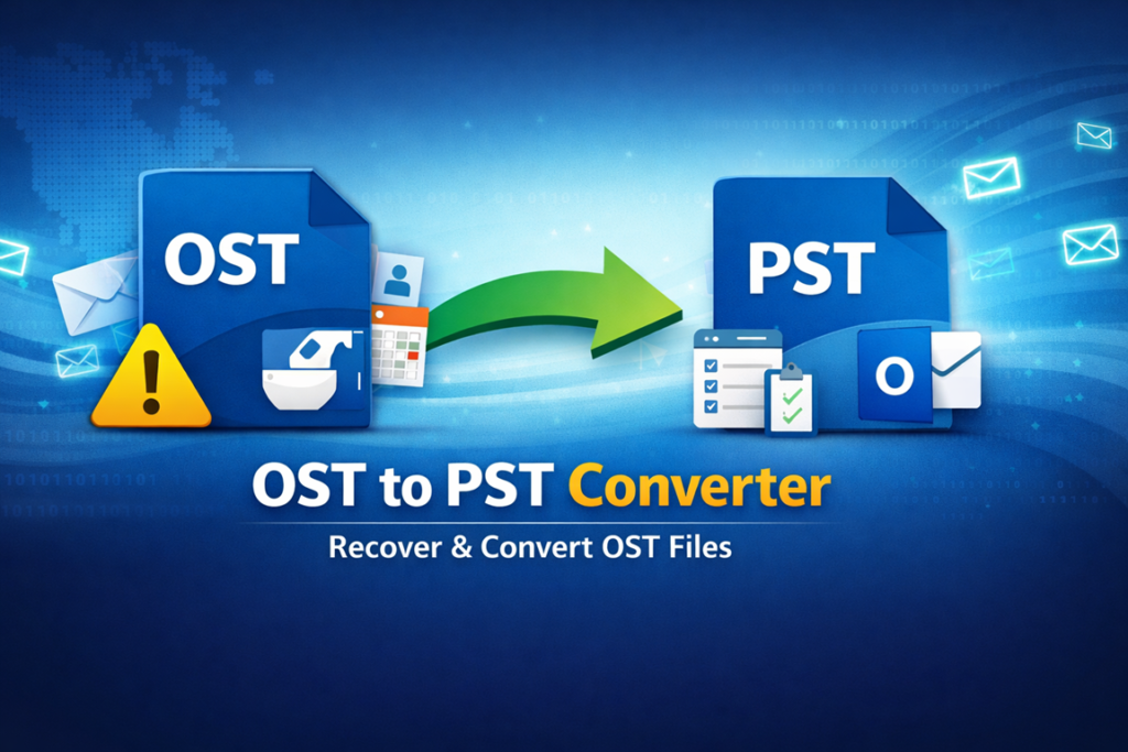 OST to PST Converter: Complete Guide for Seamless OST File Recovery