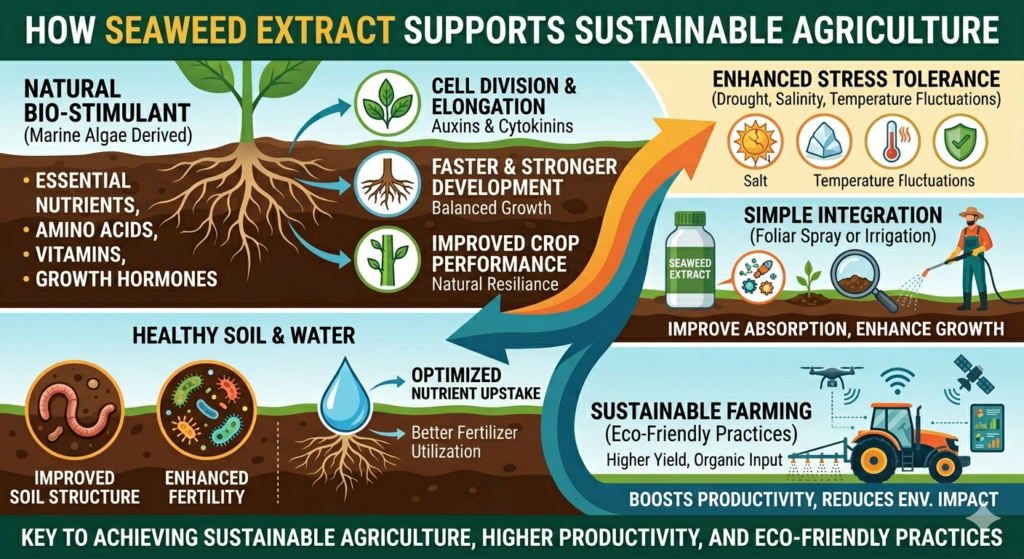 How Seaweed Extract Supports Sustainable Agriculture