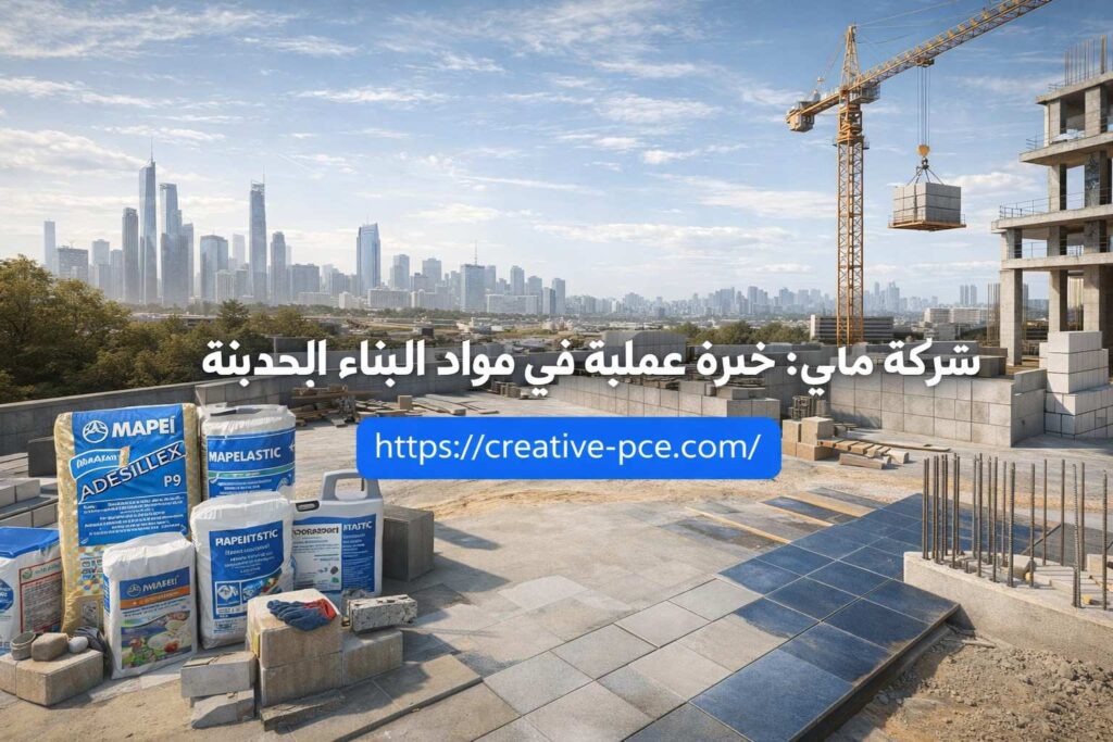 شركة مابي: خبرة عملية في مواد البناء الحديثة