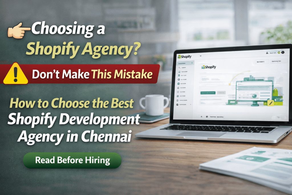 Here’s the Truth About Choosing a Shopify Development Company in Chennai