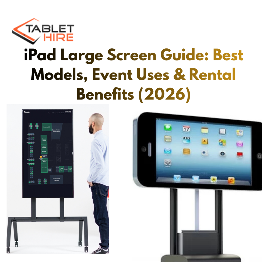 iPad Large Screen -Best Models, Event Uses & Rental Benefits -2026