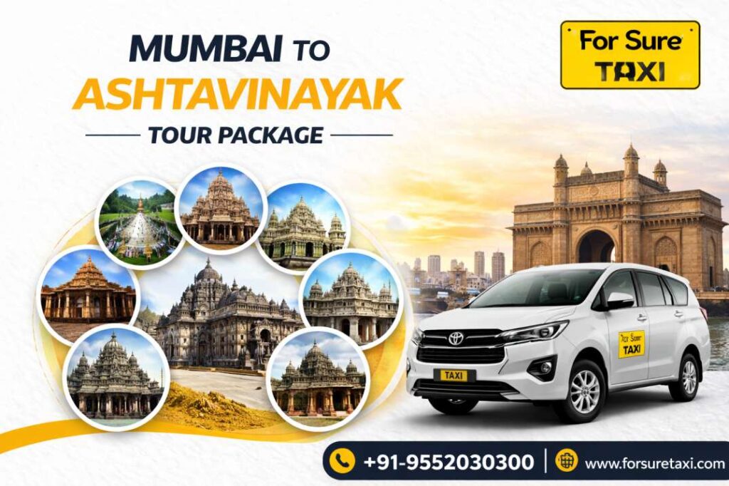 Mumbai to Ashtavinayak Darshan Package – Route, Distance, Price & Complete Travel Guide (2026)