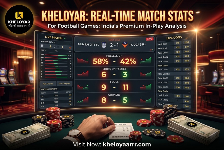 Kheloyar : Real-Time Match Stats for Football Games