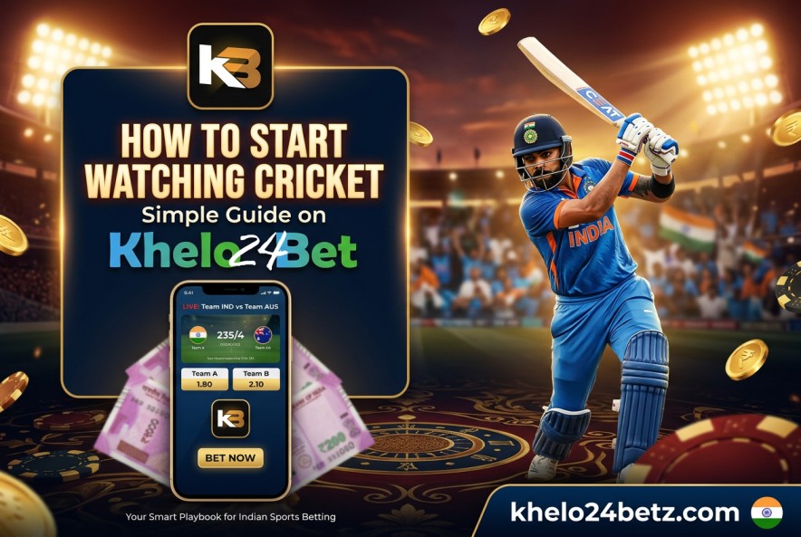How to Start Watching Cricket: A Simple Guide on Khelo24Bet