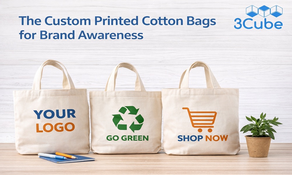 The Custom Printed Cotton Bags for Brand Awareness