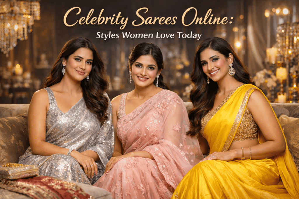 Celebrity Sarees Online: Styles Women Love Today