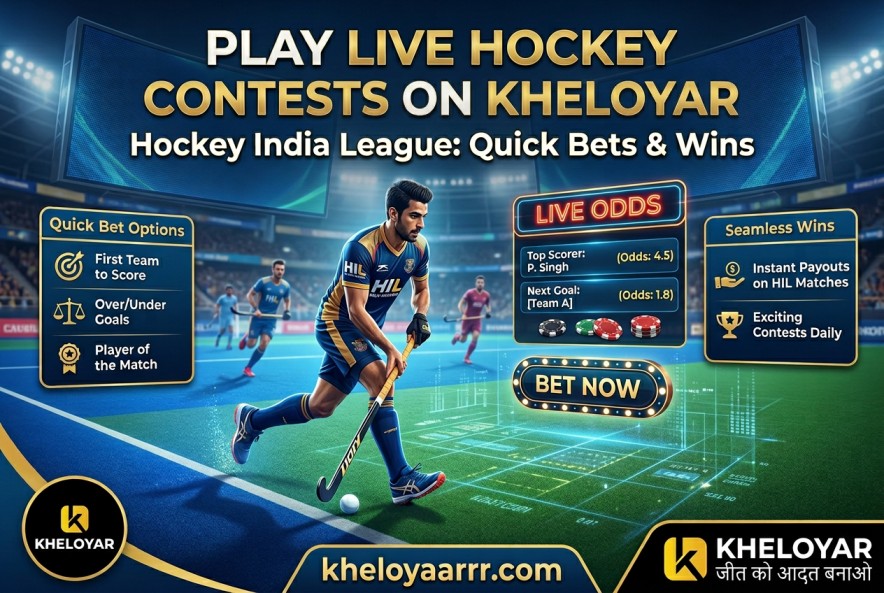 Play Live Hockey Contests on Kheloyar