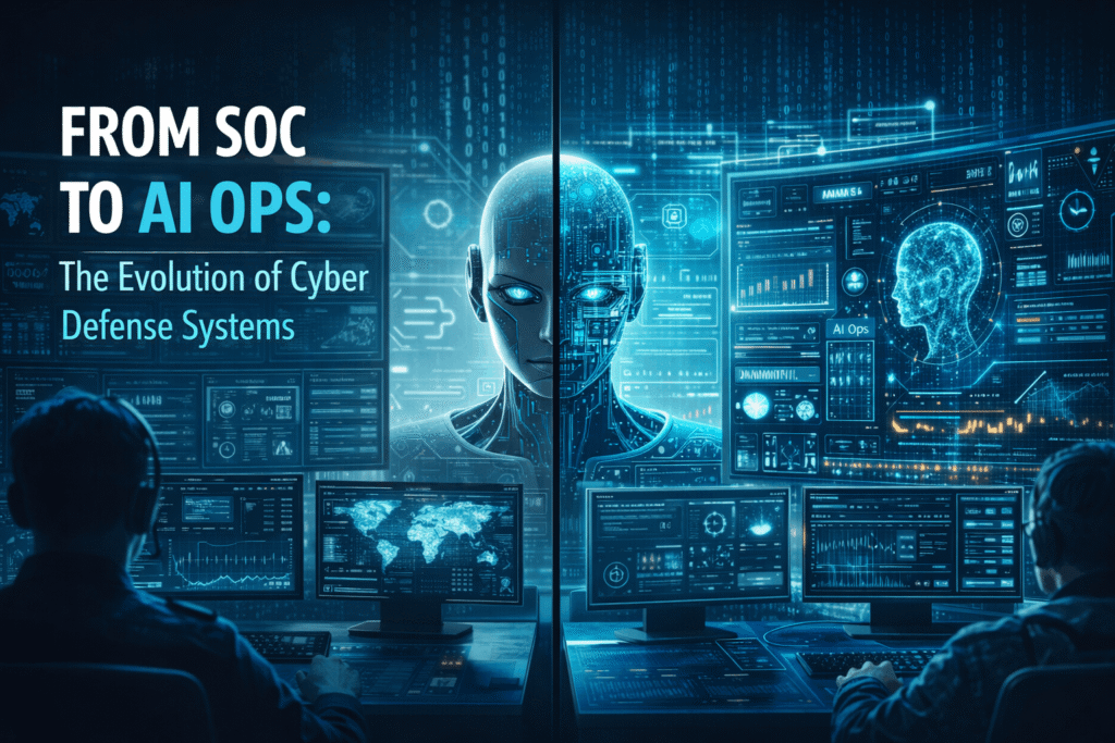 From SOC to AI Ops: The Evolution of Cyber Defense Systems