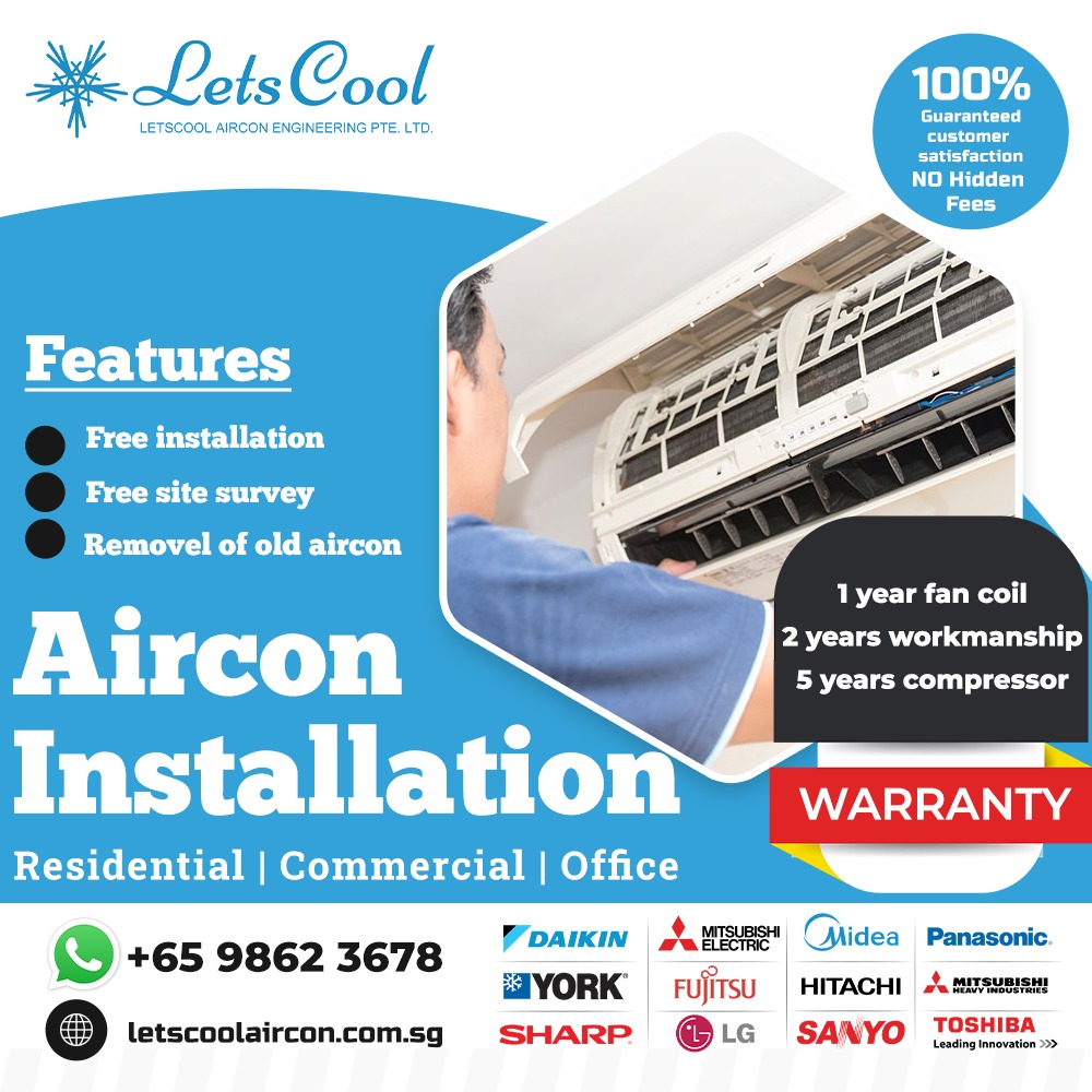 Singapore’s Trusted Aircon Installation Experts