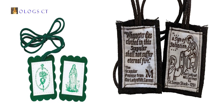 Green and Brown Scapulars Symbolize Devotion and Daily Faith