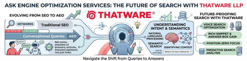 Ask Engine Optimization Services: The Future Of Search With ThatWare LLP