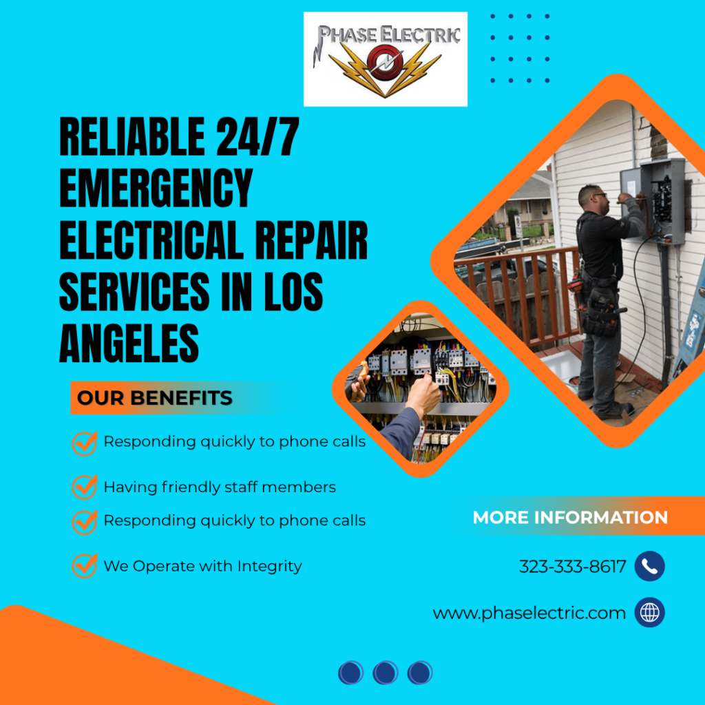 Reliable 24/7 Emergency Electrical Repair Services in Los Angeles