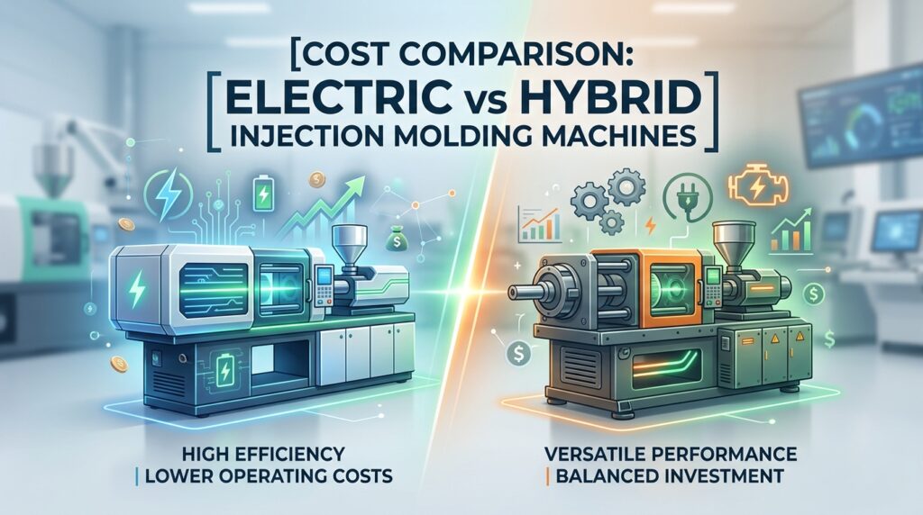 Cost Comparison: Electric vs Hybrid Injection Molding Machines