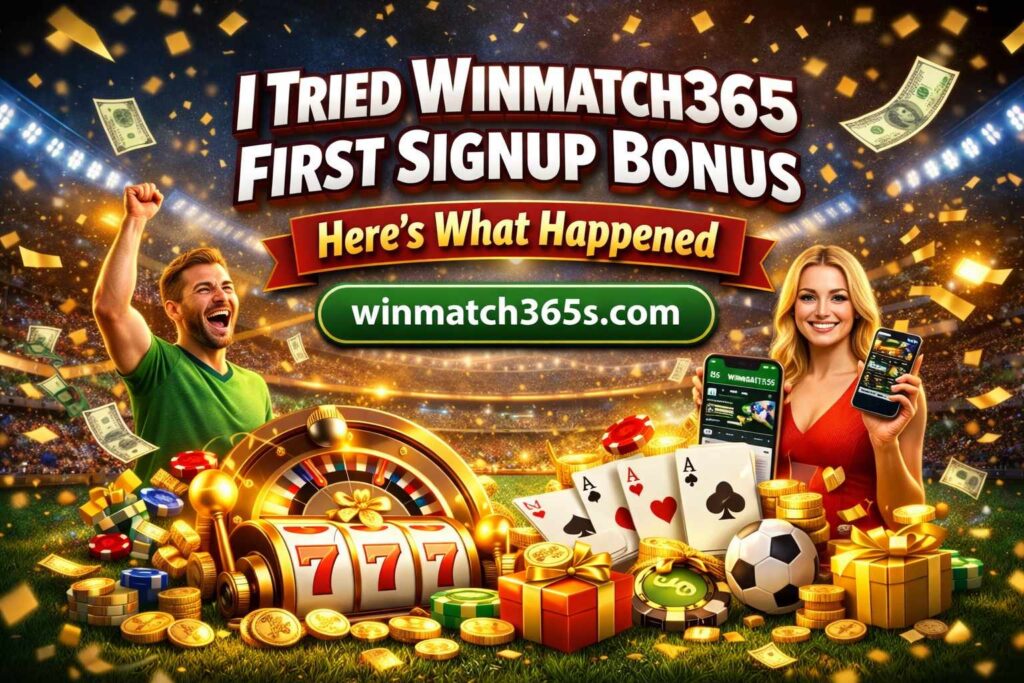 I Tried Winmatch365 First Signup Bonus – Here’s What Happened