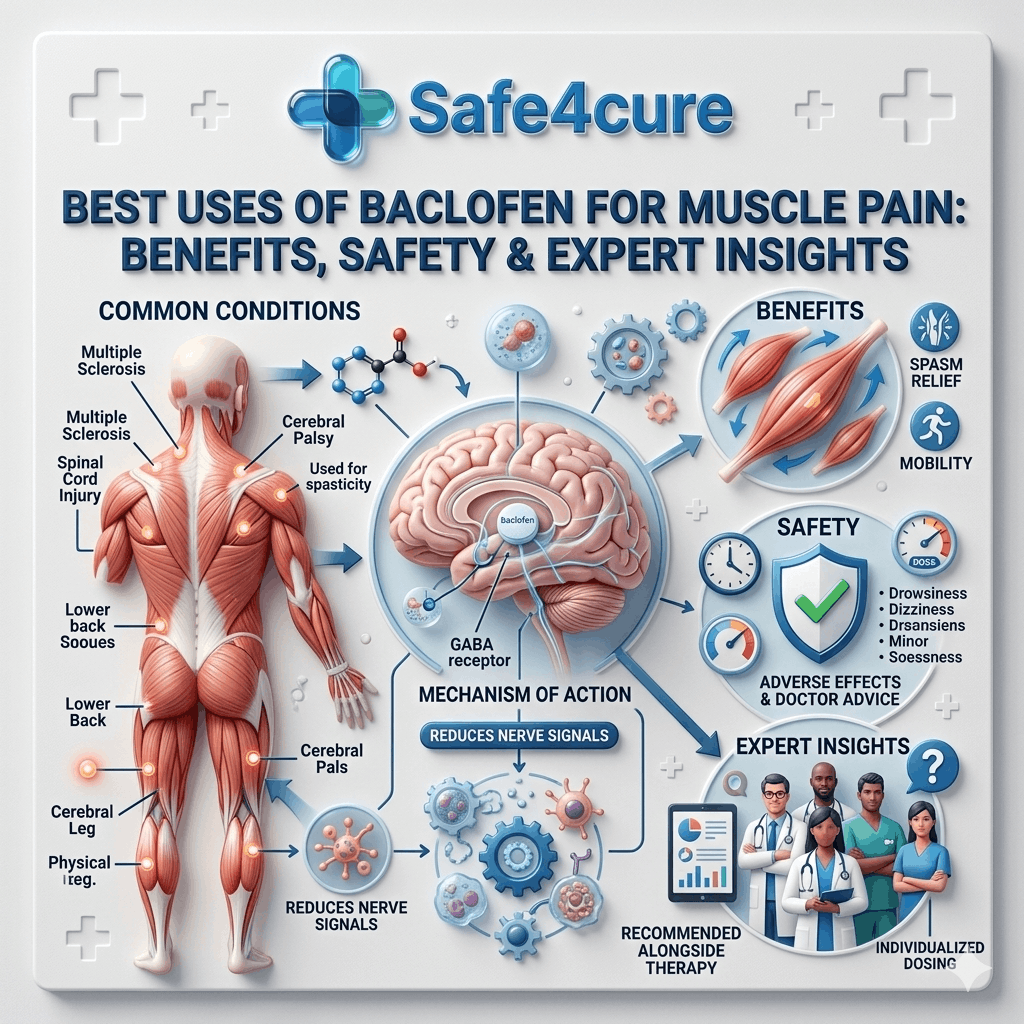 Best Uses of Baclofen for Muscle Pain: Benefits, Safety & Expert Insights