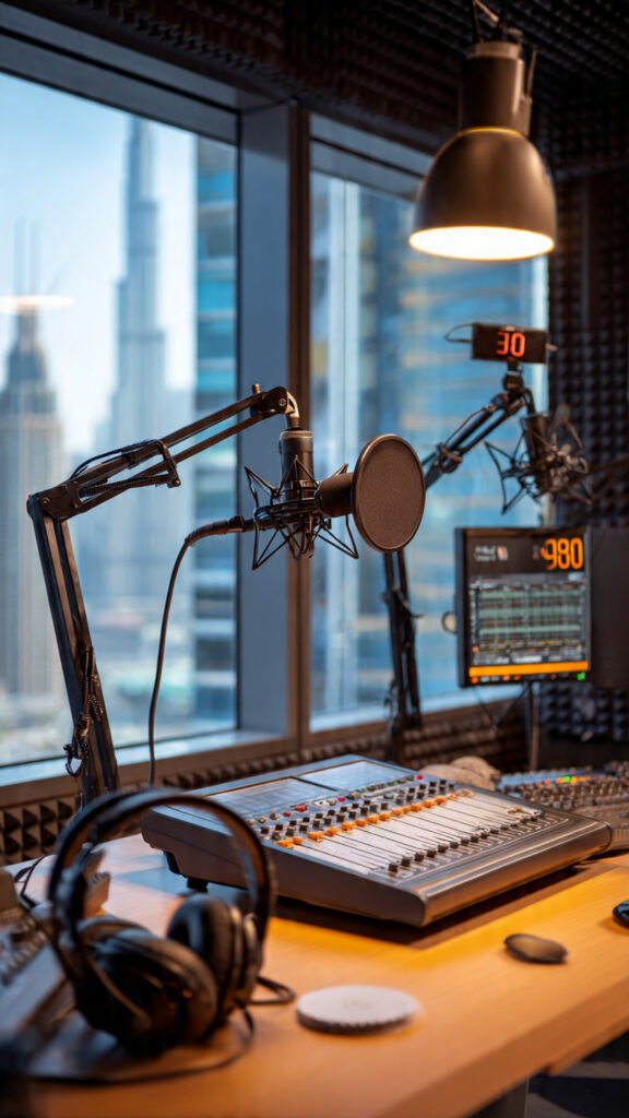 Studio Podcast Dubai for High Quality Recording Studio Tips