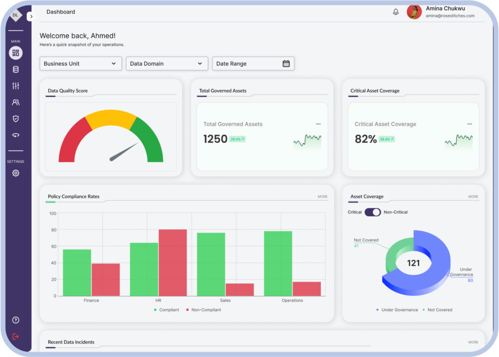 Data Governance Platform for Oil and Gas Industry Solutions