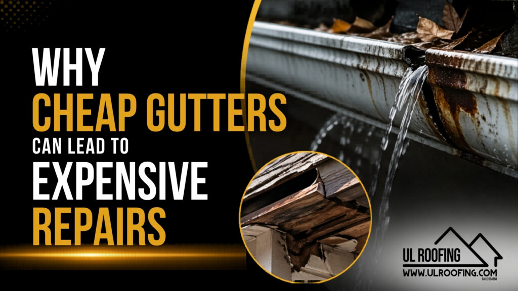 Why Cheap Gutters Can Lead to Expensive Repairs