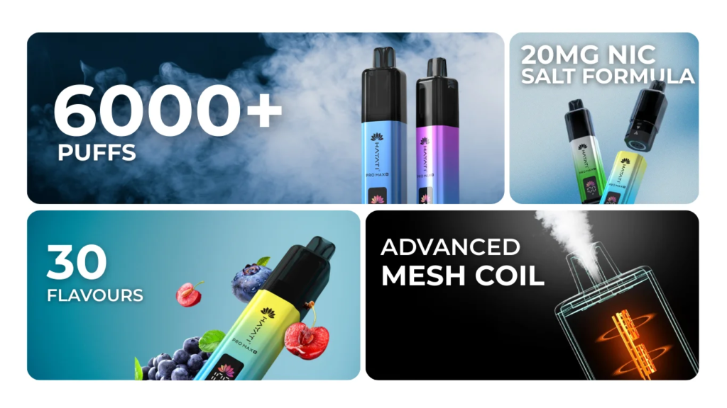 Hayati Pro Max 6000 Replacement Pods: The Future of Hassle-Free Vaping