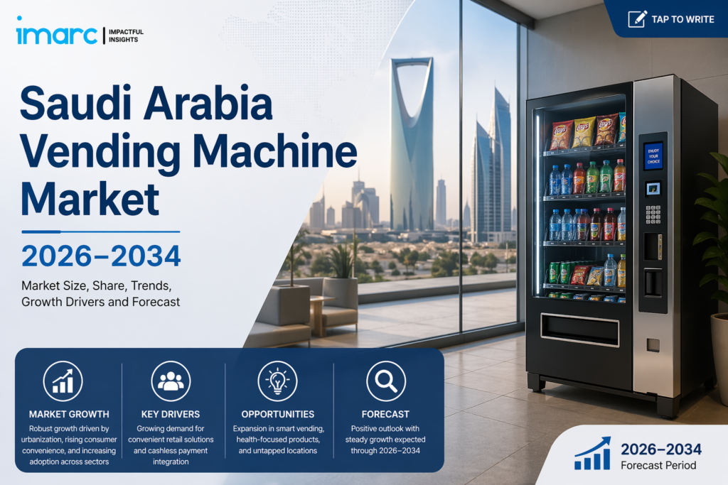 Saudi Arabia Vending Machine Market Demand Analysis, Market Size and Forecast 2026–2034