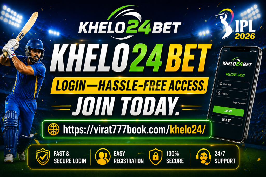 Khelo24Bet Login—Hassle-Free Access. Join today.