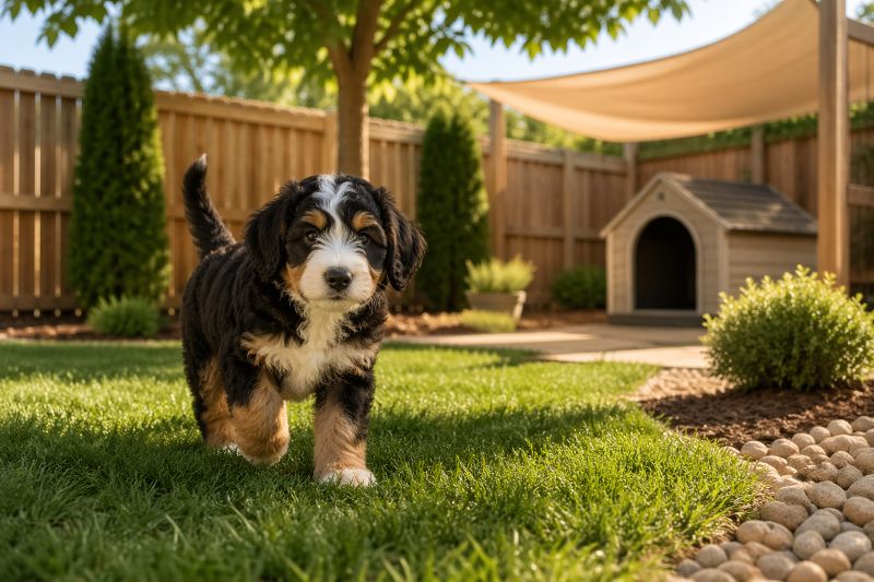 Creating a Safe Backyard Environment for Doodle Puppies