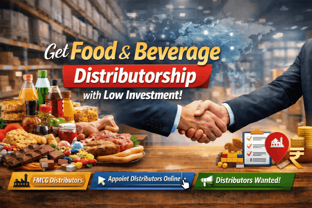 Food & Beverage Distributor Wanted | Low Investment Business