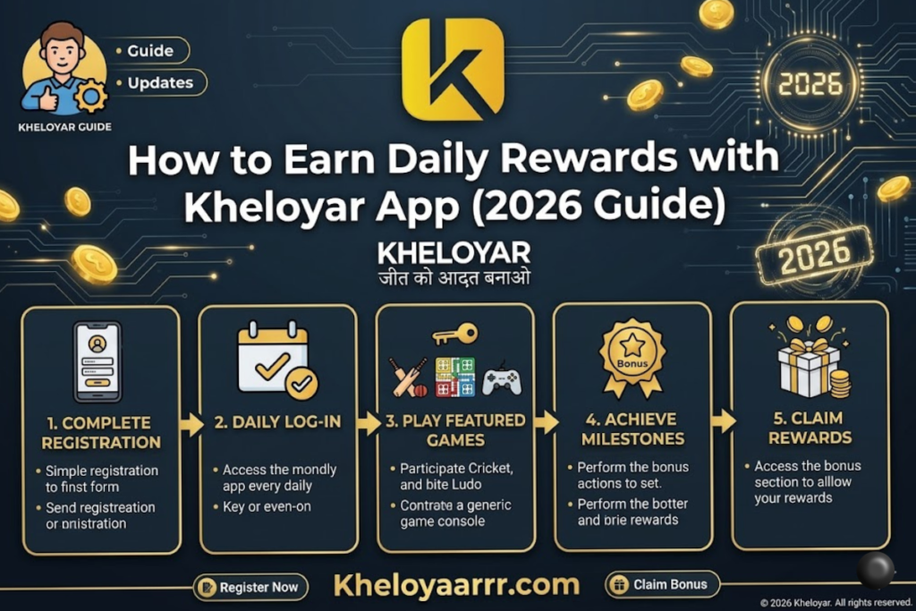 How to Earn Daily Rewards with Kheloyar App (2026 Guide)